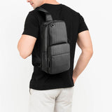 Obermain Bags Pria Chest Bag Amos Chest Bag In Black  L