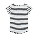 TORIO Basic Stripe With Cup Cake - Kaos Anak - Atasan Anak Perempuan 7-8 tahun
