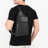 Hush Puppies Tas Pria Kristo Chest Bag In Black