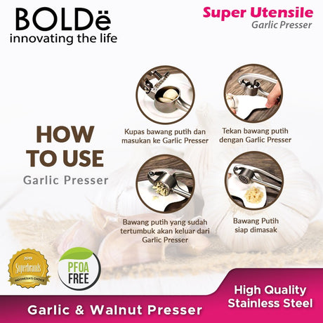 BOLDe Super Utensil Garlic Presser