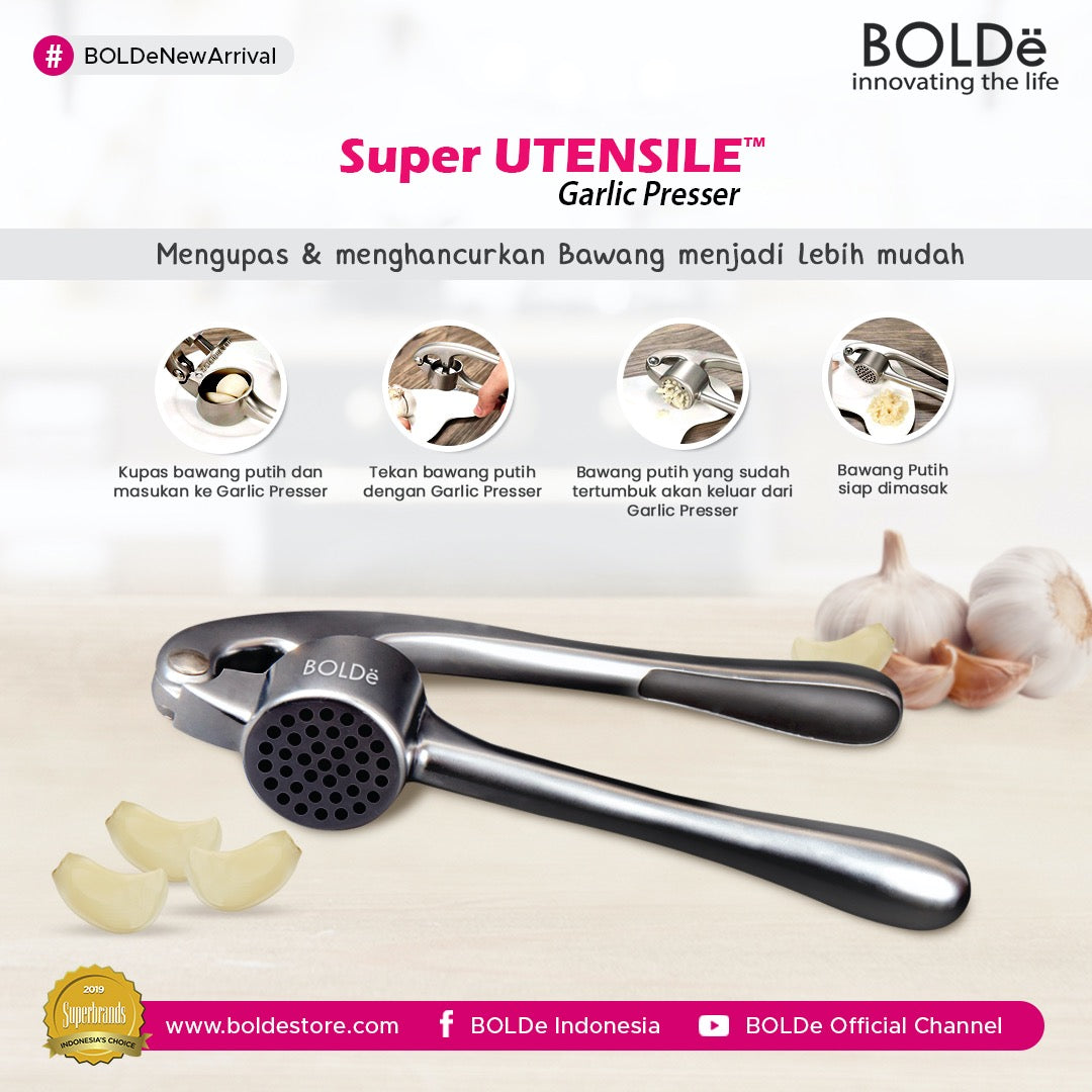 BOLDe Super Utensil Garlic Presser