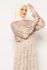 Kara Dress Golden Cream