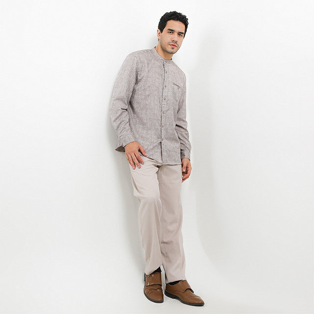 Hush Puppies Pakaian Pria Shirt Cacao In Brown
