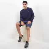 Hush Puppies Pakaian Pria Sweater Leonardo In Navy