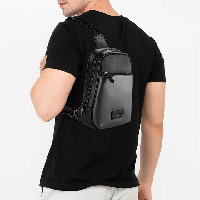 Hush Puppies Tas Pria Martin Chest Bag In Black