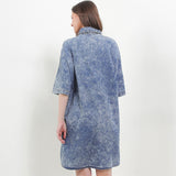 Hush Puppies Pakaian Wanita Dress Pinna In Light Blue
