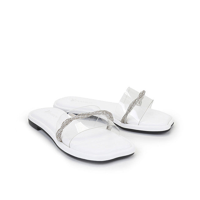 Playboy Sandal Wanita Sandals Sherin In White