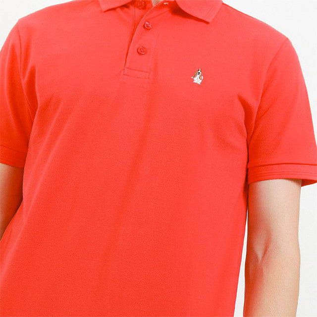 Hush Puppies Pakaian Pria Polo Farro In Red
