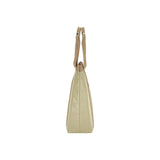 N/S Zip Tote In 50Th Khaki Shine