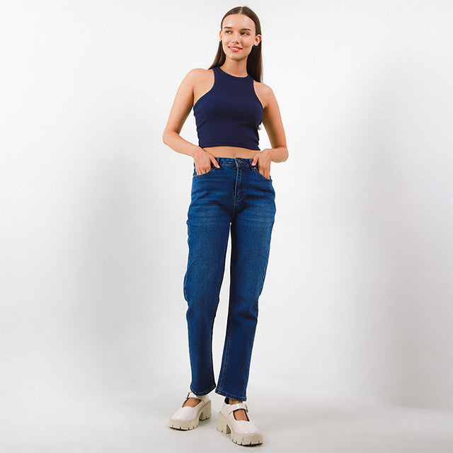 Hush Puppies Pakaian Wanita Denim Saila In Medium Blue