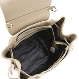 Camila Top Handle Bag In Beige