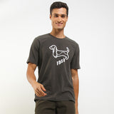 Hush Puppies Pakaian Pria T Shirt Hund In Black