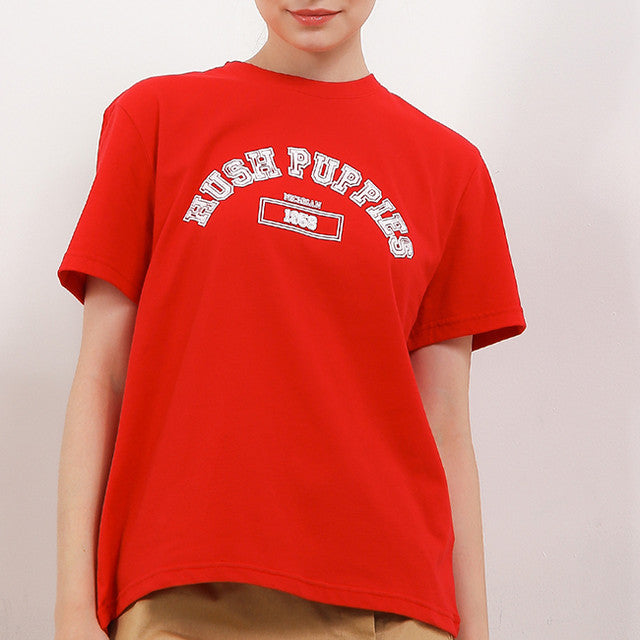 Hush Puppies Pakaian Wanita T shirt Arela In Red