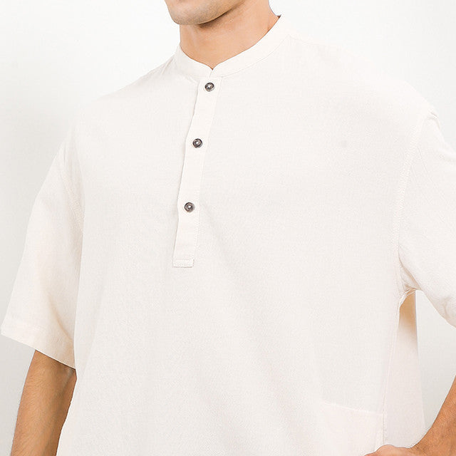 Obermain Pakaian Pria Byron In White