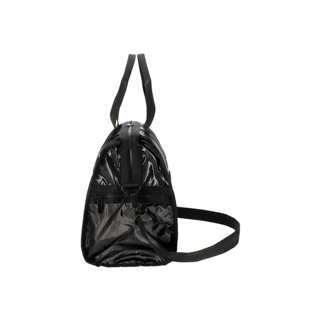 Deluxe Lg Weekender In Black Shine