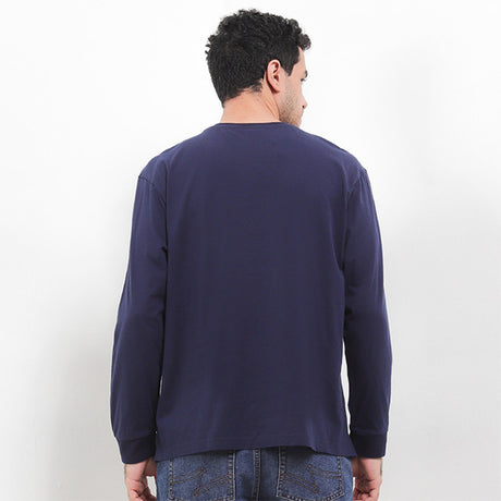 Hush Puppies Pakaian Pria Sweater Leonardo In Navy