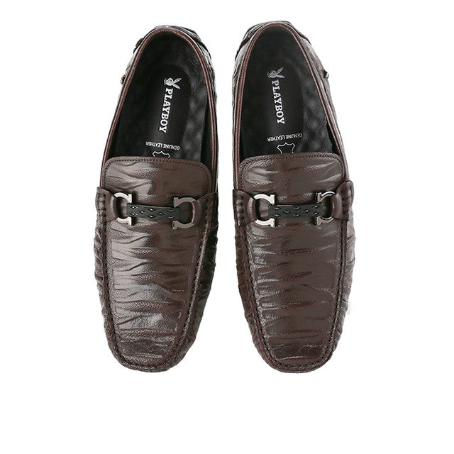 Playboy Sepatu Pria Loafers Freedy In Brown