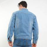 Hush Puppies Pakaian Pria Denim Sade In Medium Blue