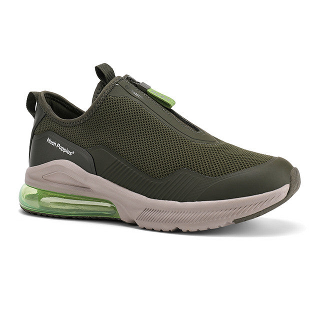 Hush Puppies Sepatu Pria Athleisure Reginald In Olive
