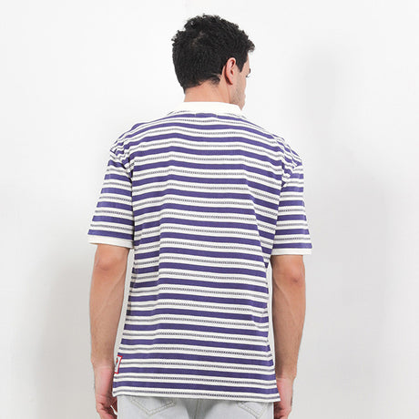 Obermain Pakaian Pria Polo Rope In White