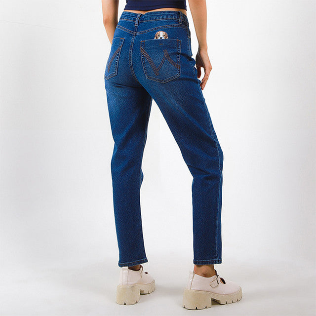 Hush Puppies Pakaian Wanita Denim Saila In Medium Blue