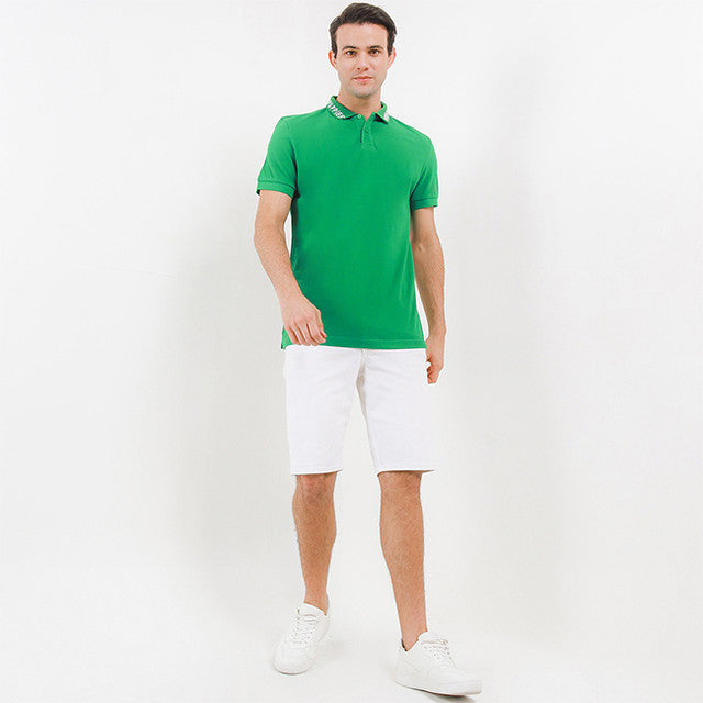 Hush Puppies Pakaian Pria Polo Piko In Green
