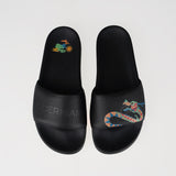 Obermain Sandals Wanita Slide Dreamflyer Ryu In Black