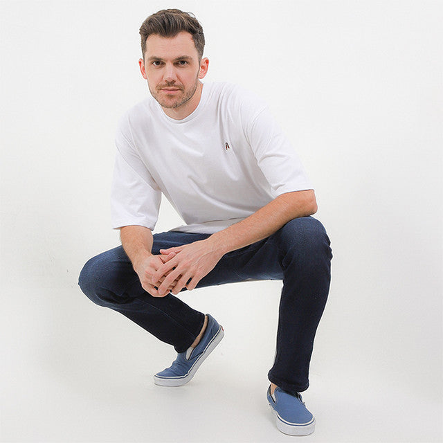 Hush Puppies Pakaian Pria T Shirt Bsc Rayo In White