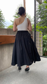 Stylisty Ayesha Maxi Skirts - Black