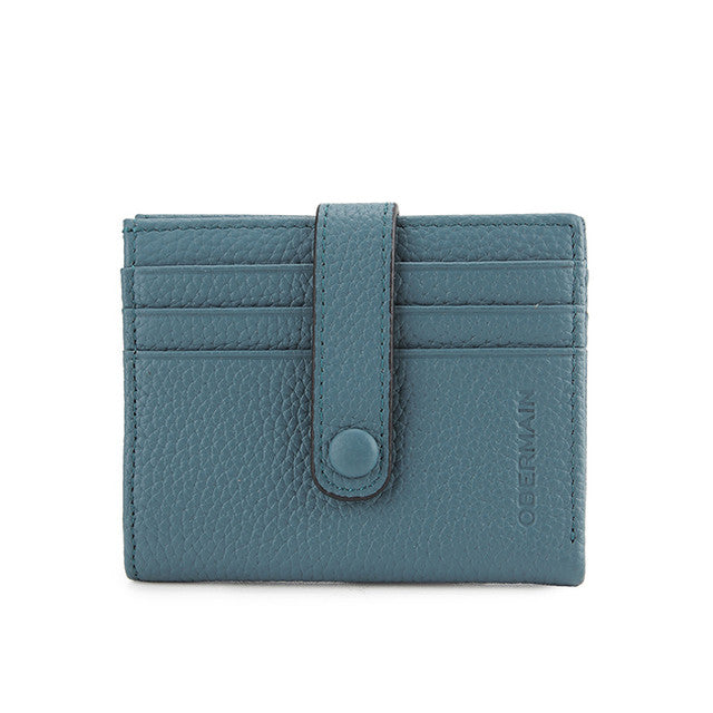 Obermain Aksesoris Unisex Card Holder Nato Cardholder - Rfid In Blue
