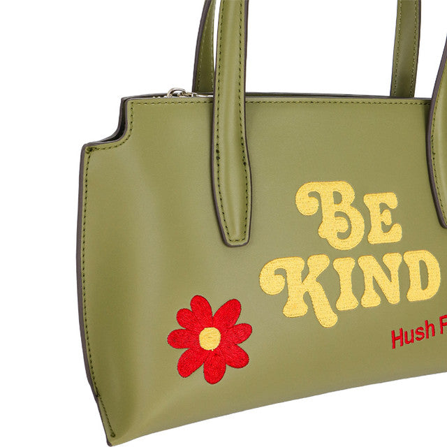 Georgina Satchel (L) In Olive