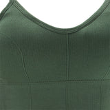 Obermain Pakaian Wanita Teeny Bra Top In Dark Green