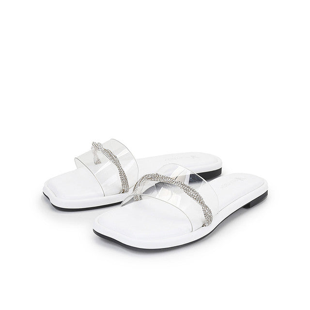 Playboy Sandal Wanita Sandals Sherin In White
