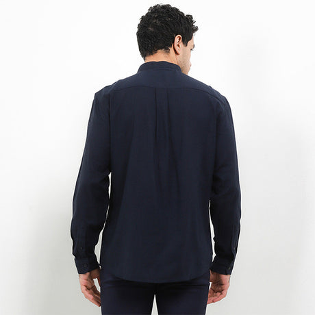 Hush Puppies Pakaian Pria Shirt Quinoa In Navy