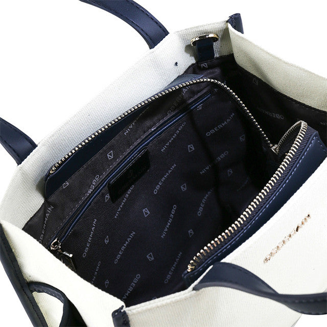 Obermain Bags Wanita Top Handle Evana Top Handle In Navy