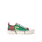 Playboy Sepatu Sneaker Wanita Hefnerio (Low Cut) In Green/Red