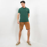 Hush Puppies Pakaian Pria Polo Twig In Green
