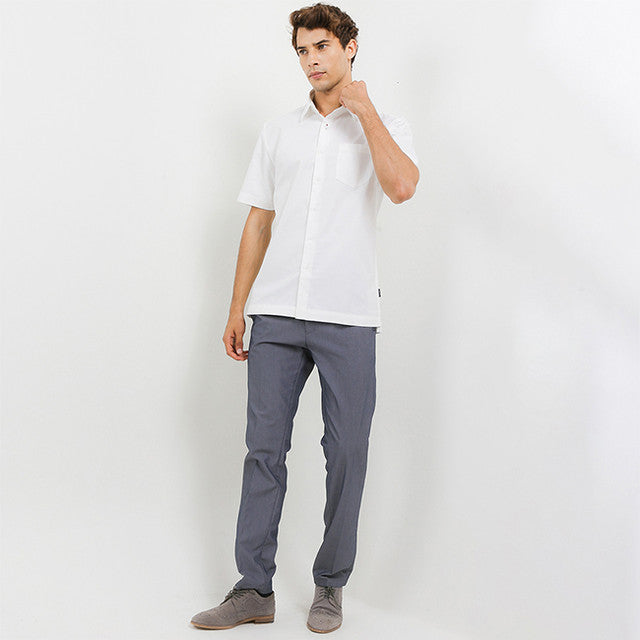 Hush Puppies Pakaian Pria Easy Care Conway In White