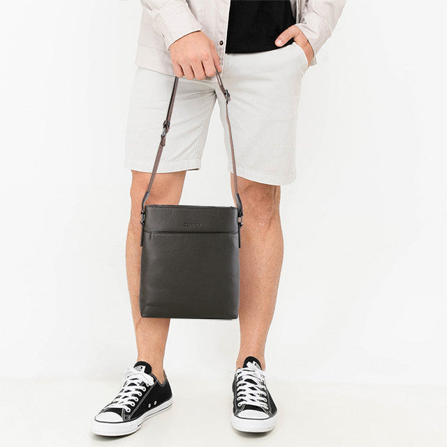 Obermain Tas Pria Jason 4 Sling Bag In Dark Brown