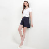 Hush Puppies Pakaian Wanita Short Pants Moguri In Navy