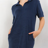 Hush Puppies Pakaian Wanita Dress Piana In Navy