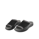 Hush Puppies Sandal Pria Activate Knit Slide In Black