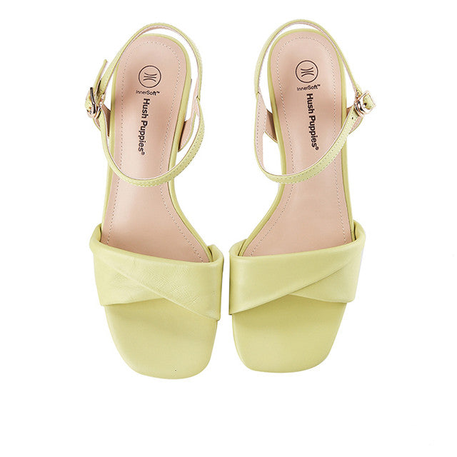 Hush Puppies Sandal Wanita Heels Yuriko In Yellow