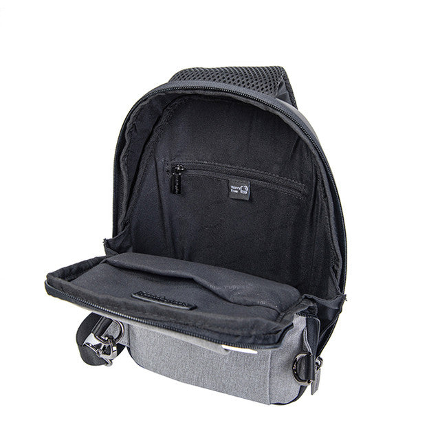 Hush Puppies Tas Pria Melvin Chest Bag In Grey