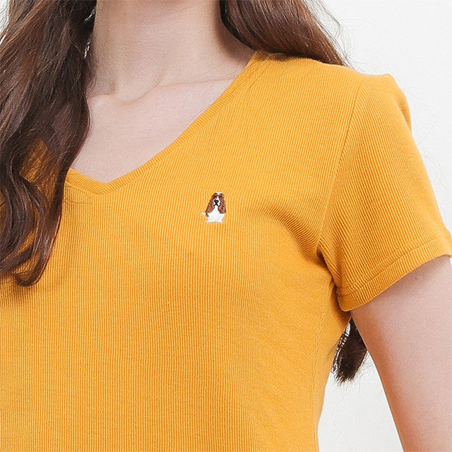 Hush Puppies Pakaian Wanita T Shirt Bsc Vella In Mustard