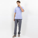 Hush Puppies Pakaian Pria Easy Care Conway In Light Blue