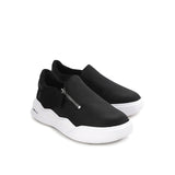 Hush Puppies Sepatu Wanita Sneakers Rush Slipon In Bold Black Leather