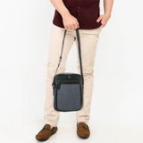 Hush Puppies Tas Pria Marvin Sling Bag In Navy