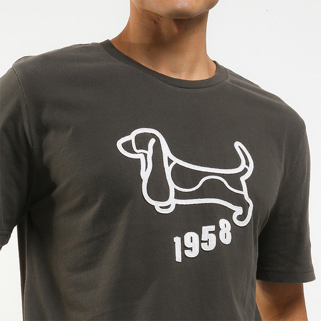 Hush Puppies Pakaian Pria T Shirt Hund In Black