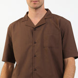 Hush Puppies Pakaian Pria Shirt Moda In Brown